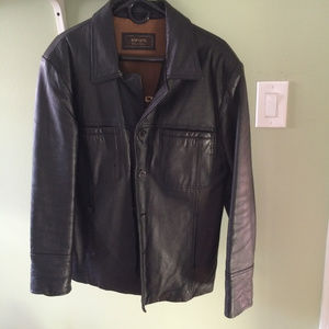 Soft Leather Black Bomber Leather Jacket